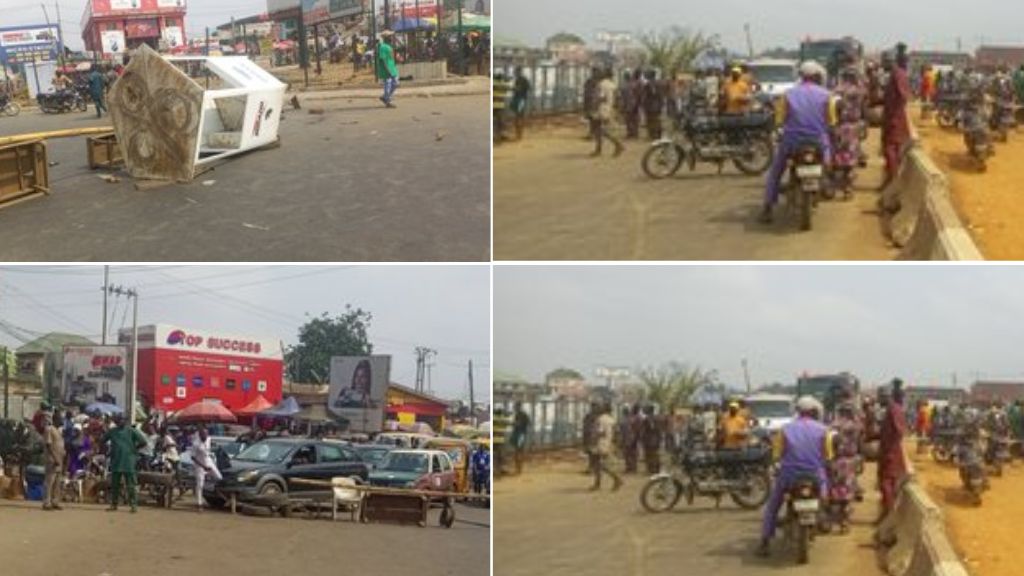 Heavy protest hits Ibadan over naira scarcity 