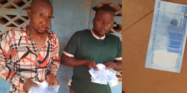 Two suspect arrested for selling fake N1000 notes