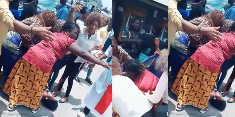 Lady goes into labor while queuing for cash at bank in Port Harcourt