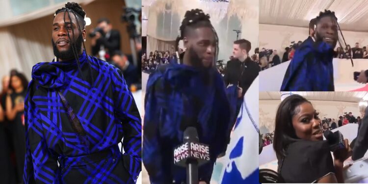 Burna Boy slammed for snubbing Nigerian journalist in New York