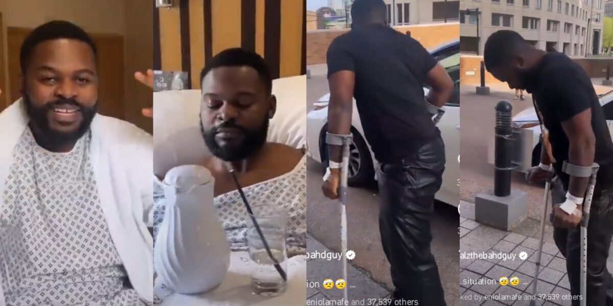 Ailing singer, Falz undergoes life threatening surgery