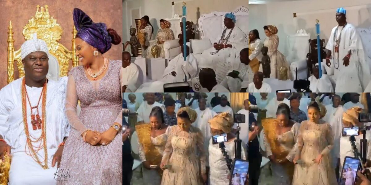 King Solomon in the making! Ooni of Ife marries another wife during weekend