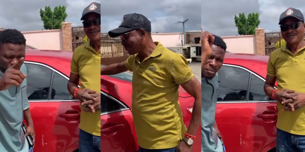 After crying for help, veteran movie star, Lalude becomes a car owner for the first time