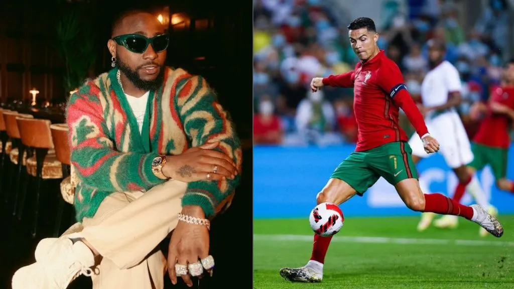 Davido speaks on his friendship with Ronaldo