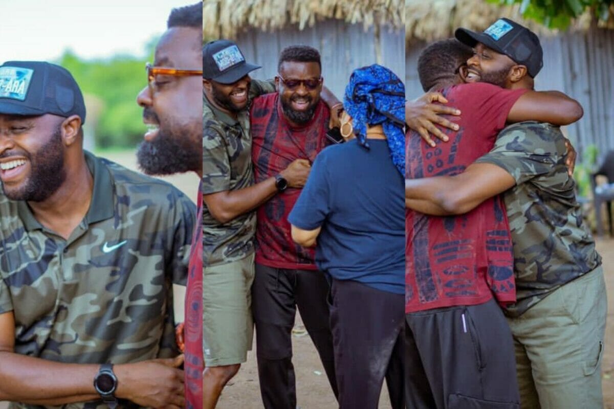 Actor Femi Adebayo, Sola Sobowale light up Kunle Afolayan film village