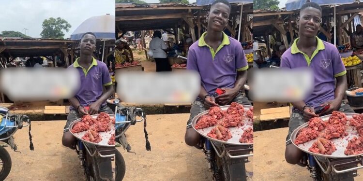 Nigerians in fear as meat seller buys iphone 15