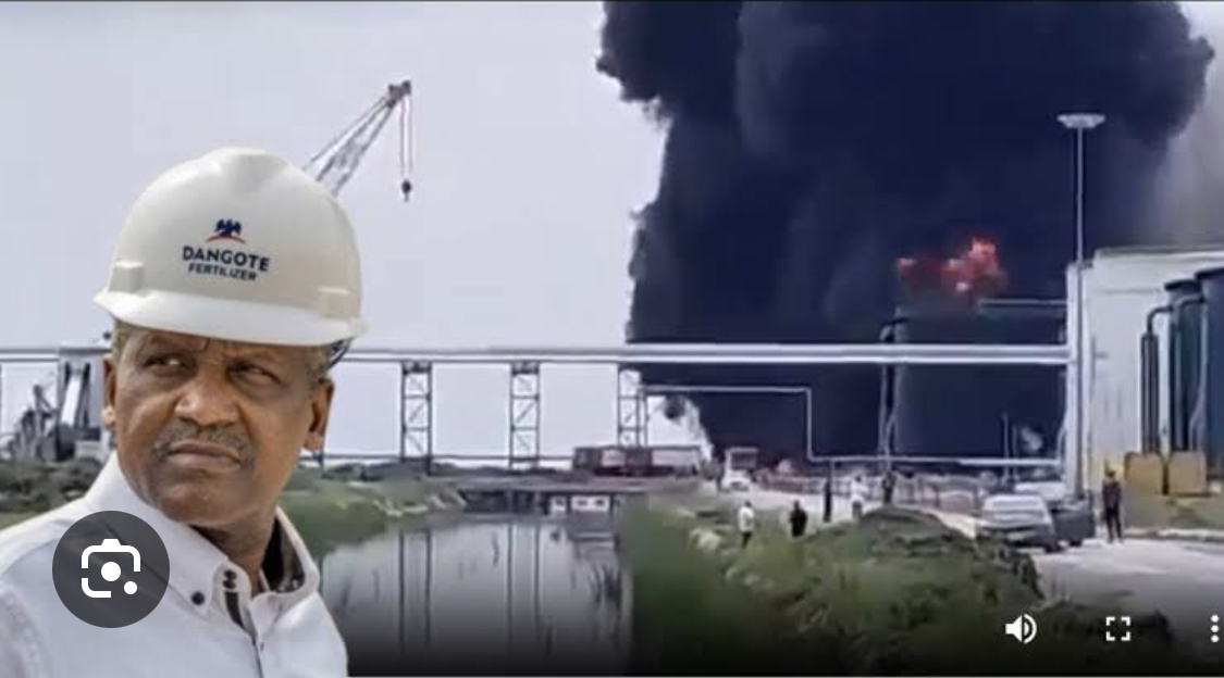 Fire guts Dangote refinery