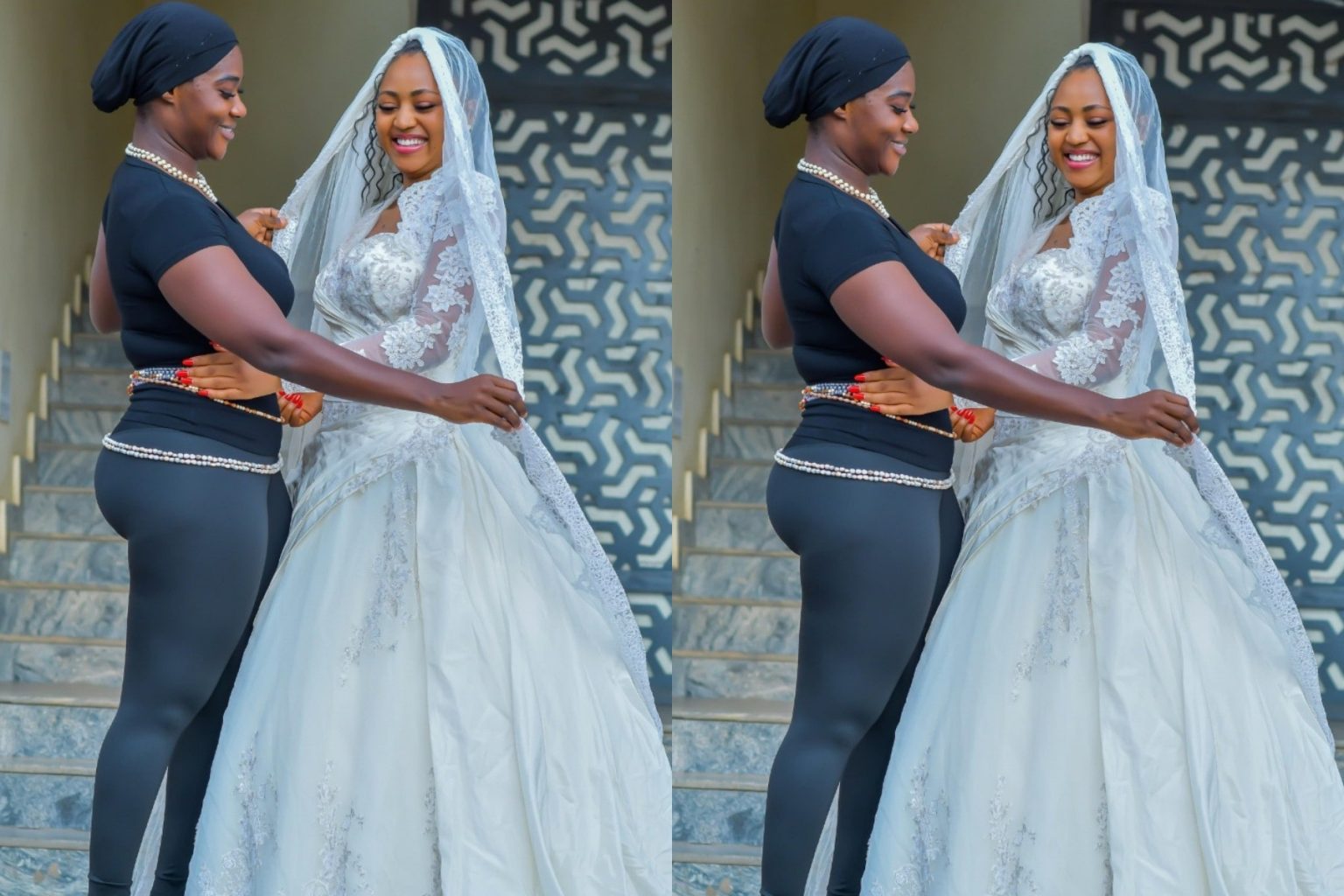 Actress, Mercy Johnson hands over 13-year-old wedding gown to Regina Daniels