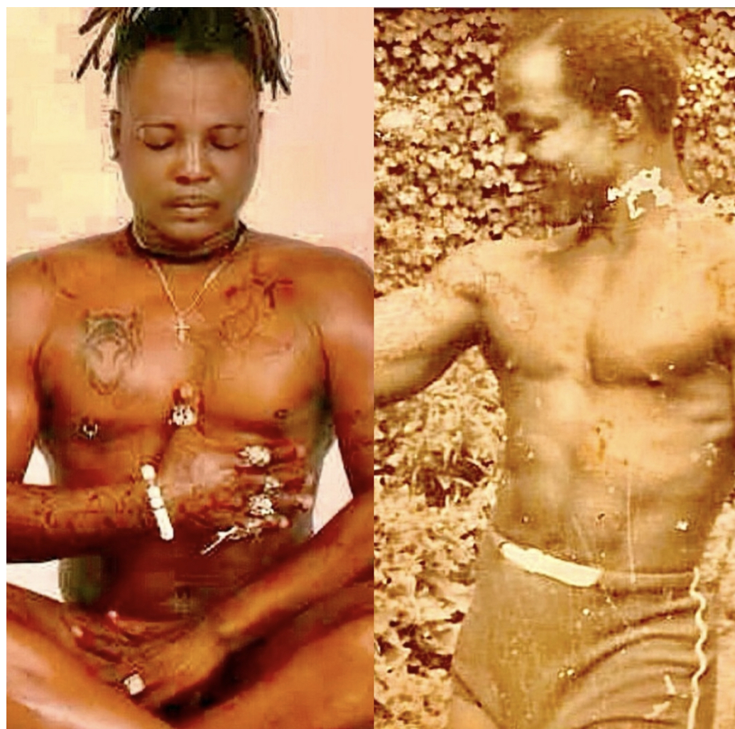 Like father, like son!!!Charley Boy shares throwback nude photo