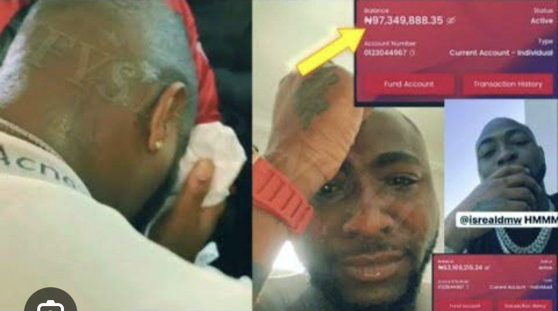 ‘Them rip me’! Davido laments after receiving money sprayed at his wedding