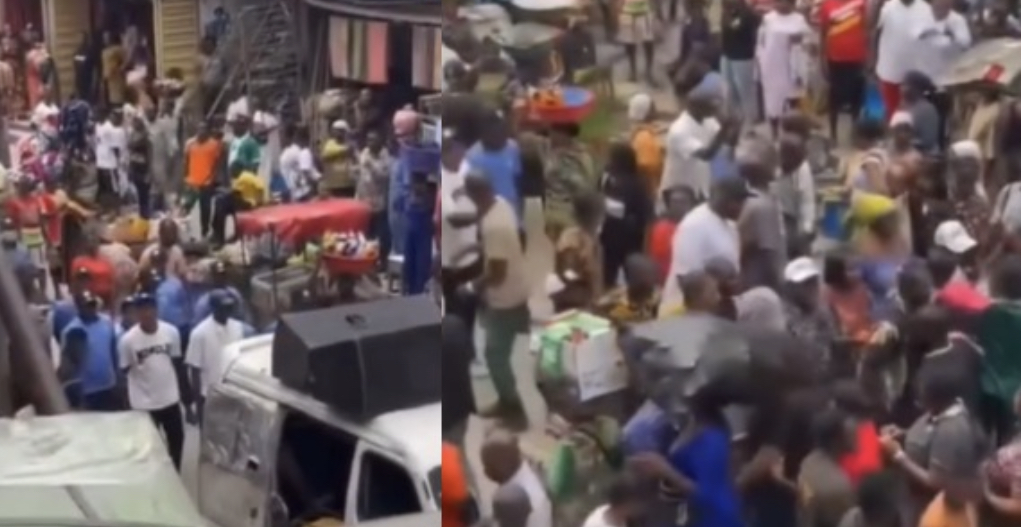 Suspected thugs threaten Lagos residents against joining Thursday protest (video)