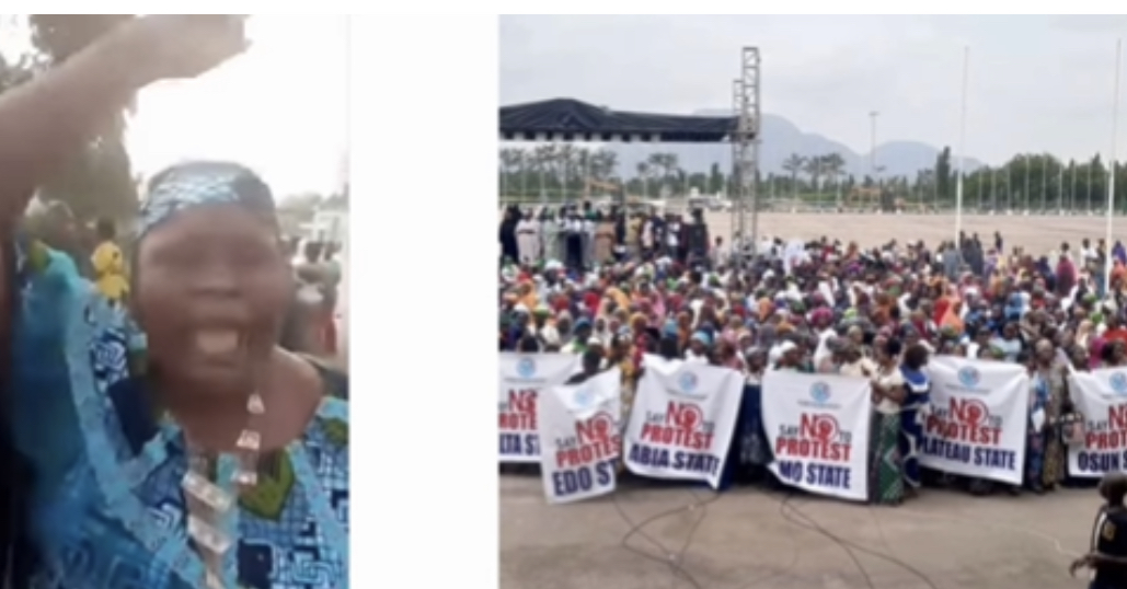 How we were deceived to stage ‘Say No To Protest’ — Women narrates after being allegedly cheated by sponsors (Watch Video)