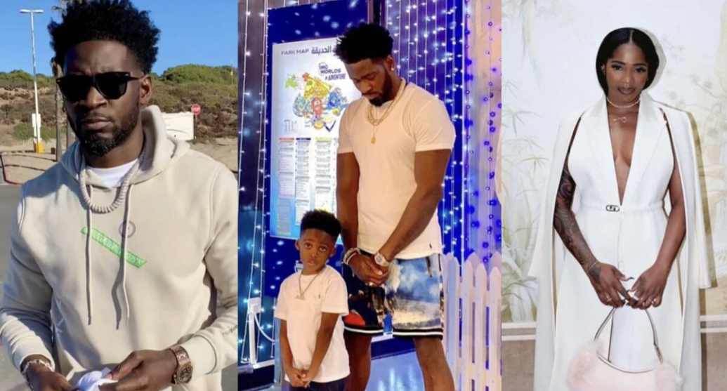 Singer, Tiwa Savage’s son slams father for wasting his ‘basketball’ height