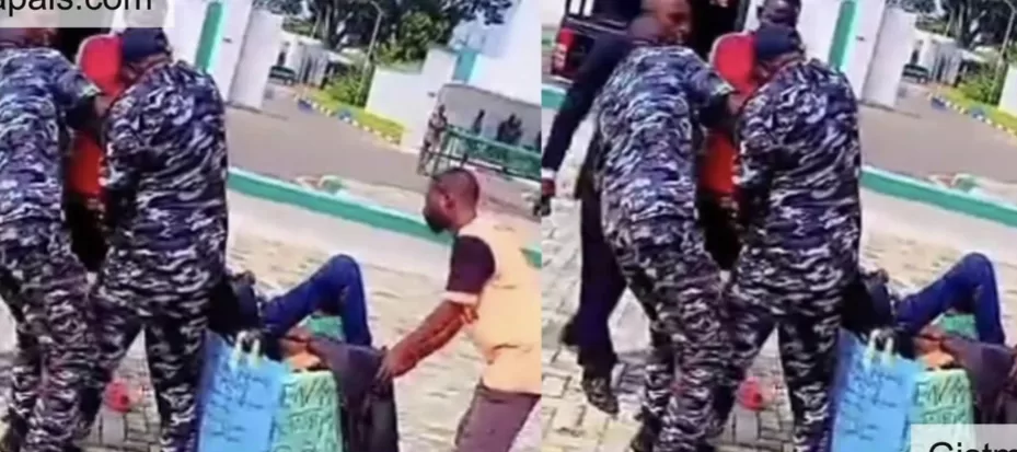 Police Officers Caught Brutalizing Hardship Protester On Wheelchair (Watch Video)