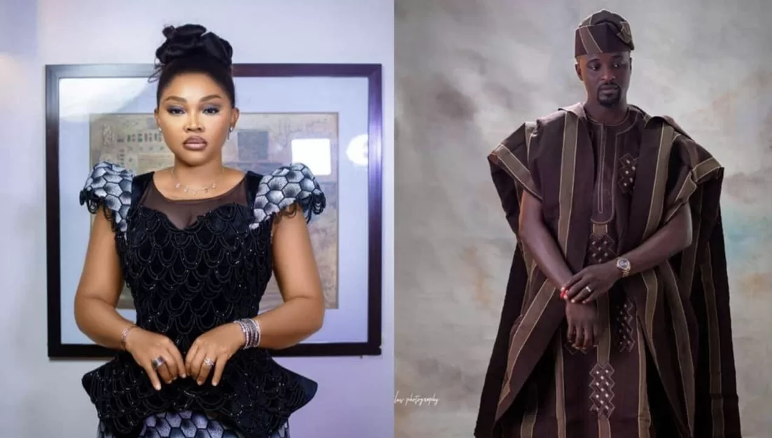 Nollywood star, Mercy Aigbe reveals secret about colleague, Adeniyi Johnson