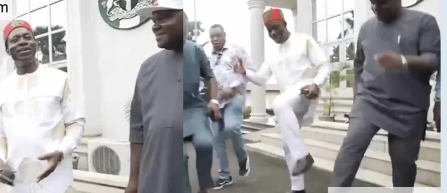 (Watch Video) Famous State Governor Melt Hearts, As He Joins Gwo Gwo Gwo Ngwo Challenge