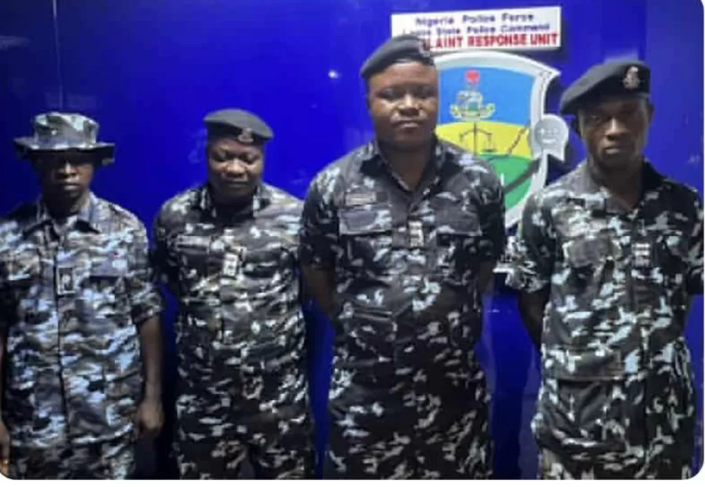 Lagos Police Gives Update on Officers Caught Extorting N1m From NYSC Members in Surulere