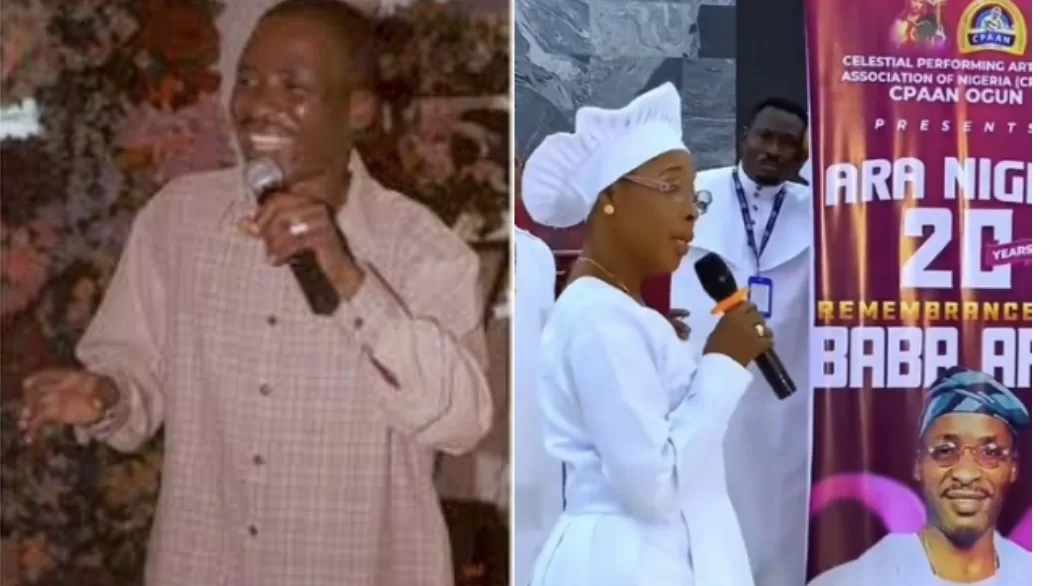 Late gospel singer Baba Ara widow reveals why she angrily dumps Christianity