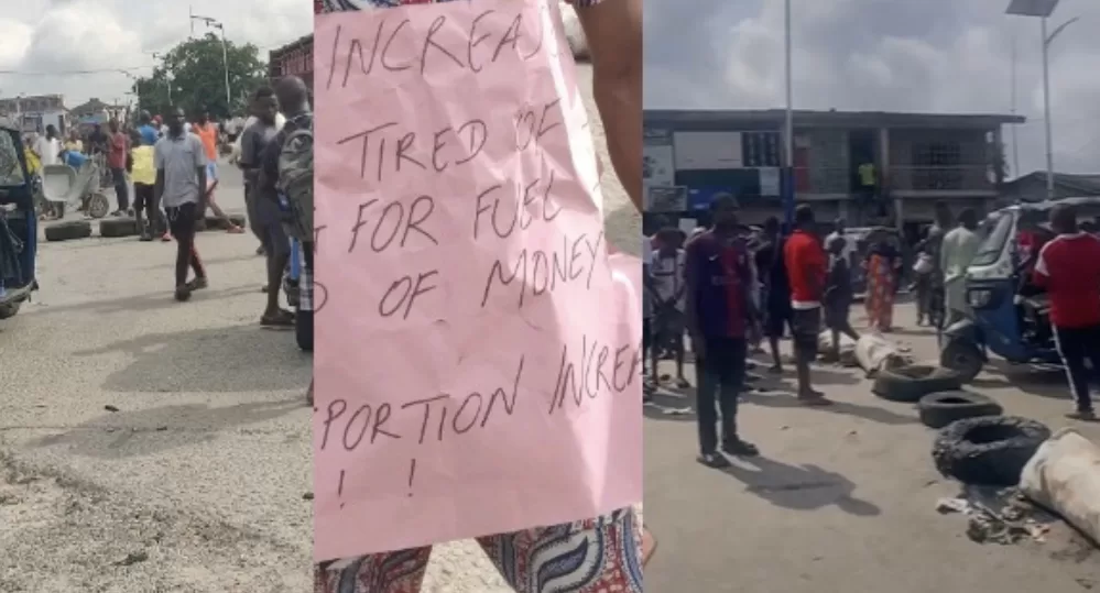 Fuel price hike: Protest begins in popular Nigerian community