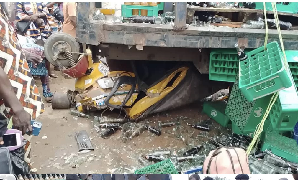 Six dead, many injured as trucks crush tricycles in Ibadan