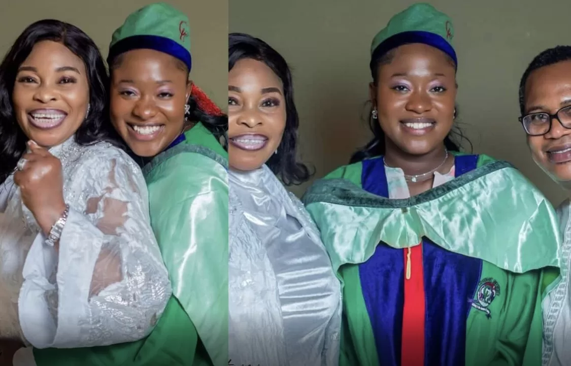 Singer, Tope Alabi reveals daughter’s grade, as she graduates from university