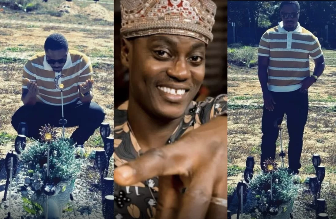 Pop star, Jaywon slammed for publicizing his visit to late Sound Sultan’s graveside