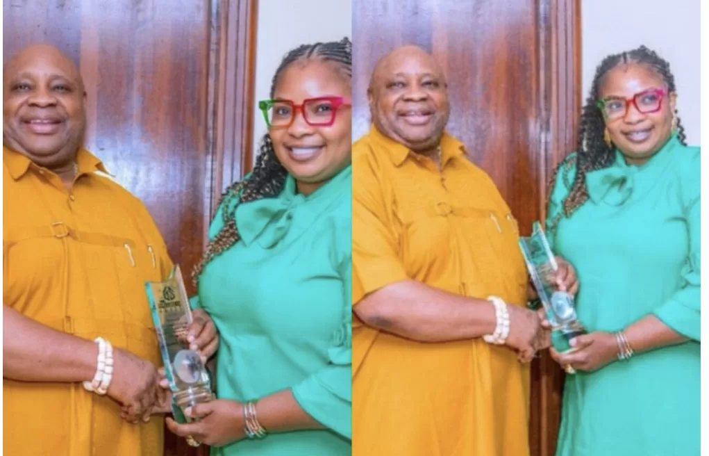 Actress Laide Bakare, Gov. Adeleke celebrate enviable achievement