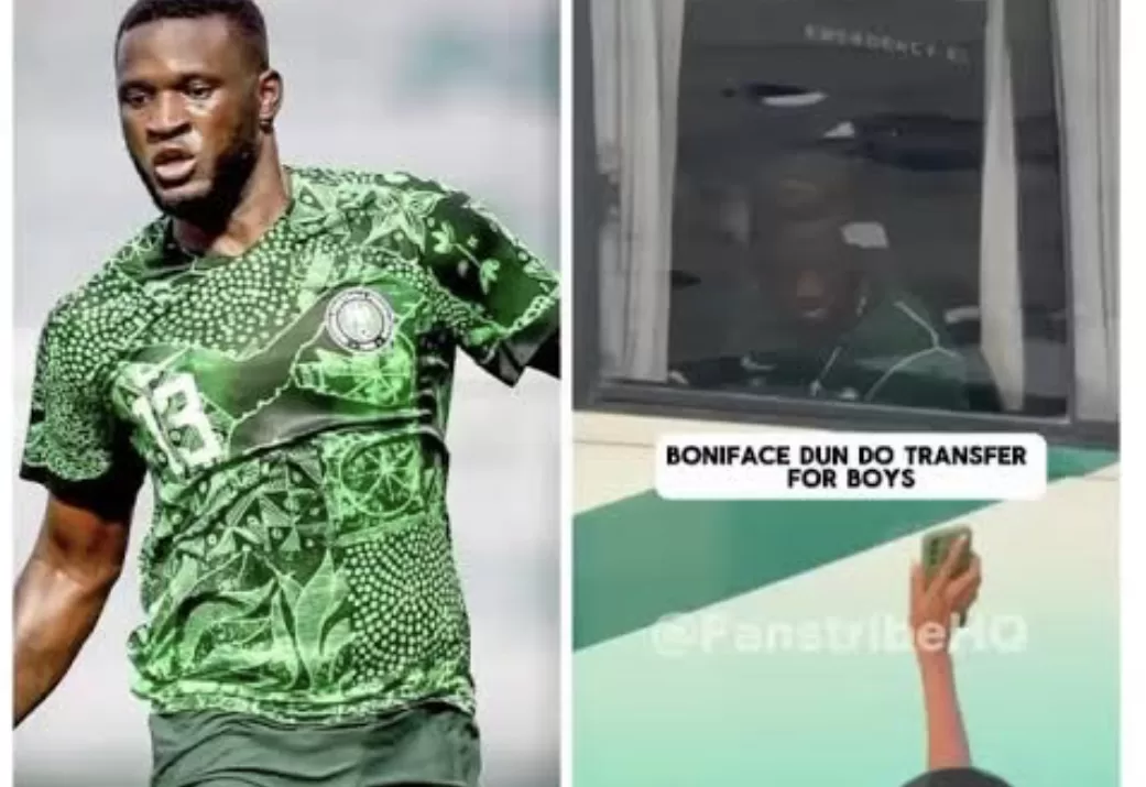 AFCONQ: Boniface shares credit alert to fans after training  (Watch Video)