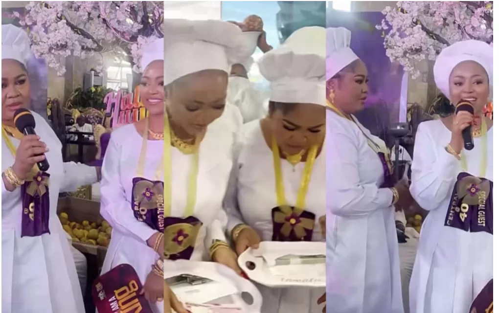 (Watch Video) Actress Regina Daniels donate eye-popping amount to Celestial Church of Christ