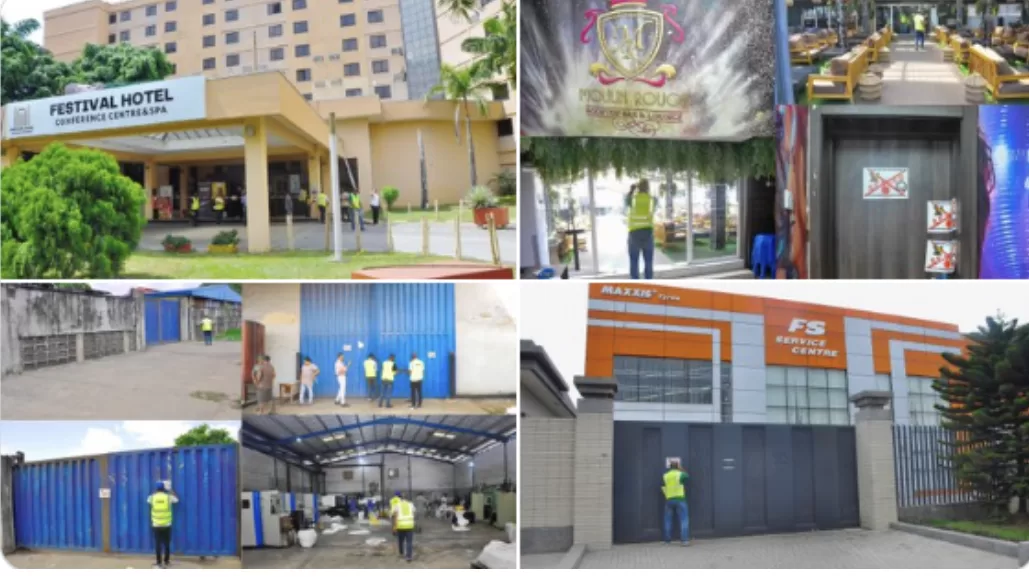 Lagos govt gives reason for shutting down churches, hotels, other establishments