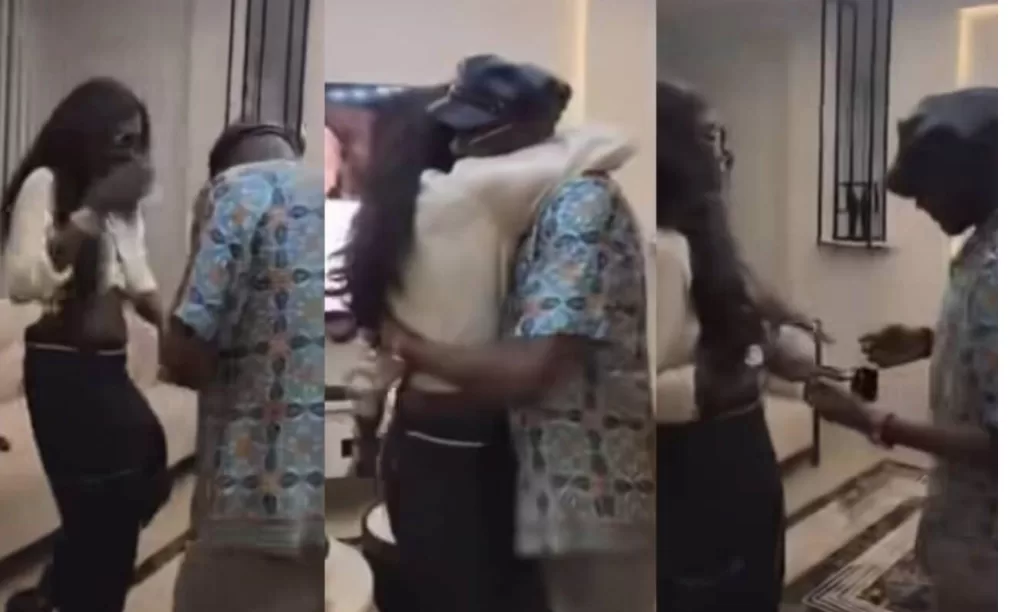 “Our love will survive” – 2face tells girlfriend, Hon. Natasha as he proposes to her (Watch video)