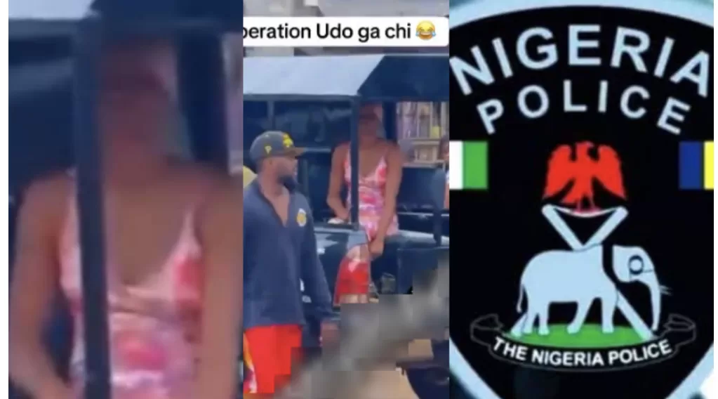 Police Reportedly Arrest Lady In Anambra For Not Wearing A Bra In Public (Wash Video)