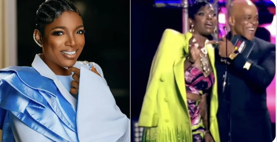 “Annie Idi… oh sorry” – Annie Macaulay reintroduces herself at Headies Awards (Watch Video)